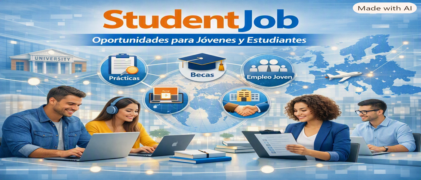 StudentJob es una plataforma internacional de empleo Web Formación Agrupación Equipo Academico Formativo Institucional Cooperatnte Laboral Experiencias Dirigentes Instruidos